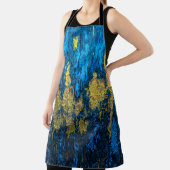 高級な金ゴールドテクスチャ。 エプロン (インサイチュ)