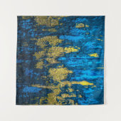 高級な金ゴールドテクスチャ。 タペストリー (正面(横))