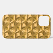 高級な金色のジオメトリックシームレスパターン Case-Mate iPhoneケース (裏面 (横))