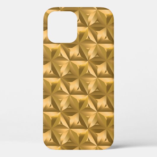 高級な金色のジオメトリックシームレスパターン Case-Mate iPhoneケース (裏面)