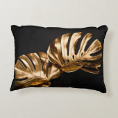 高級な革のボタンチェアテクスチャ アクセントクッション (裏面)