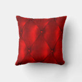 高級な革のボタンチェアテクスチャ クッション (裏面)