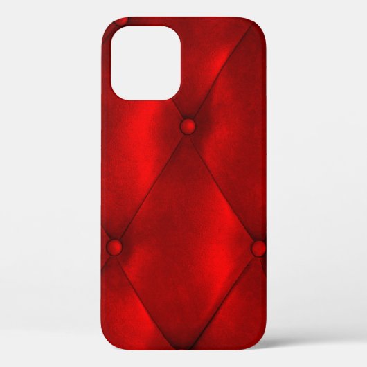 高級な革のボタンチェアテクスチャ Case-Mate iPhoneケース (裏面)