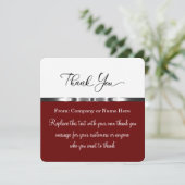 高級な高級感謝の封筒 サンキューカード (スタンド正面)