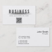 高級なQRコードワインテイスティング名刺 名刺 (正面/裏面)