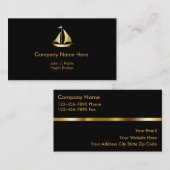 高級なYaghtの仲介商の名刺 名刺 (正面/裏面)