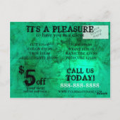 高級はがモダンき ポストカード (裏面)