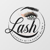 高級まつげエクステンション サロン スパ ウィンドウサイン (シート)