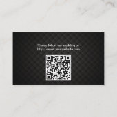 高級アイボリー結婚リボンのWebサイト挿入カード エンクロージャーカード (裏面)