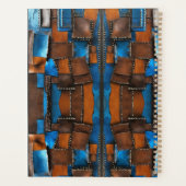 高級アフリカカリブの伝統ミックスメディア プランナー手帳 (裏面)