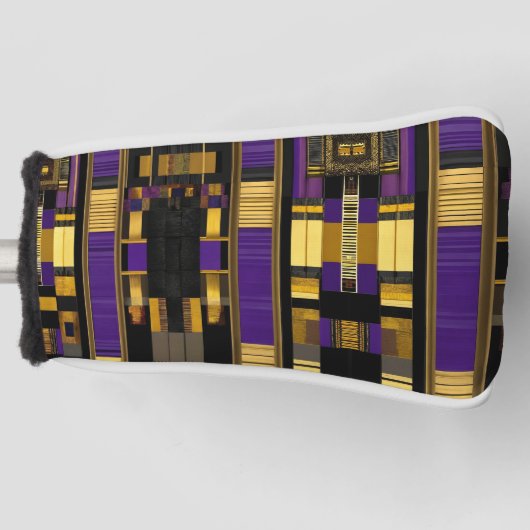 高級アフリカリブのカ伝統数々のカラー ゴルフヘッドカバー (正面)