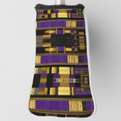 高級アフリカリブのカ伝統数々のカラー ゴルフヘッドカバー (回転90)