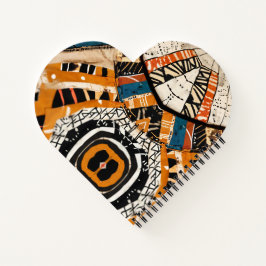 高級アフリカリブのカ伝統数々のカラー ノートブック