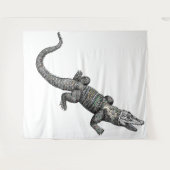 高級アリゲータータペストリー タペストリー (正面(横))