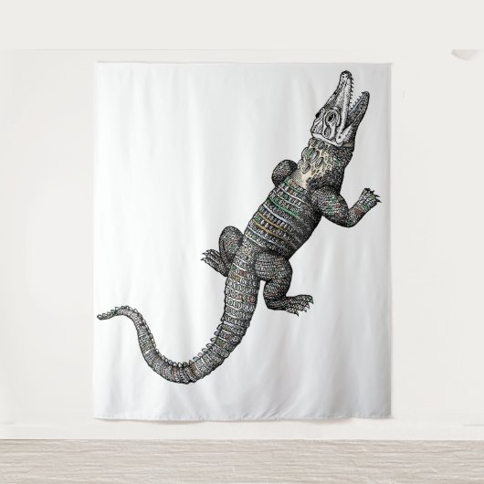 高級アリゲータータペストリー タペストリー (正面)