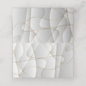 高級アールデコデザイン プレイスカード (内部開封)