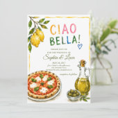 高級イタリアンピザとオリーブオイルのチャオベッラ 招待状 (スタンド正面)