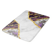 高級インテリアマーブルストーングリッタービーチタオル バスマット (アングル)