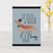 高級ウィーナードッグウォーター色 カード (黄色い花)