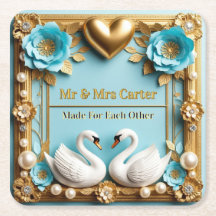 高級ウェディング装飾の白鳥の結婚式フレーム ✨