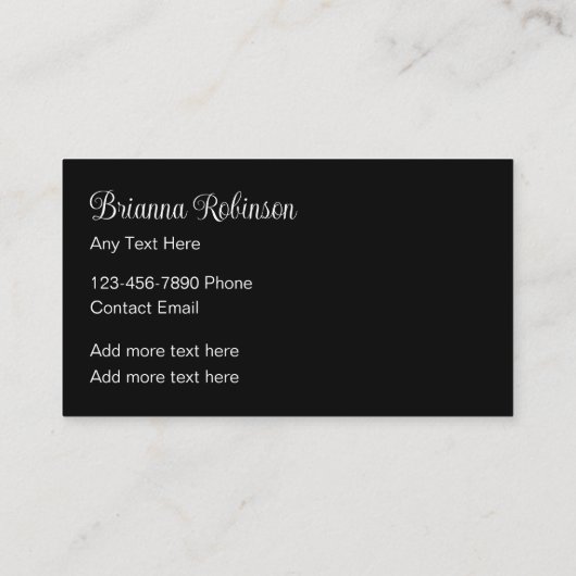 高級エグゼクティブモノグラム名刺 名刺 (裏面)