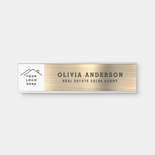 高級エグゼクモダンティブ金ゴールドプロフェッショナル サインプレート (正面)