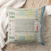 高級エジプトの高官の庭、から クッション (ブランケット)