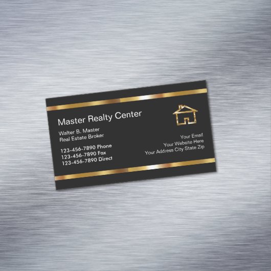 高級エス実在テートデザイン マグネット名刺 (インサイチュ)