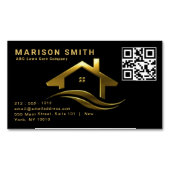 高級エテ実在スデザイン磁気 マグネット名刺 (正面)