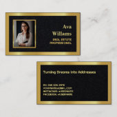 高級エテ実在ートエージェントプレミアム 名刺 (正面/裏面)