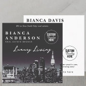 高級エテ実在ートビジネスロゴ写真QRコード スクエア名刺