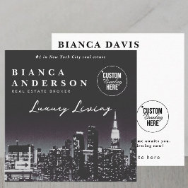 高級エテ実在ートビジネスロゴ写真QRコード スクエア名刺