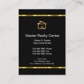 高級エテ実在ート・ブローカーの垂直ビジネス・カード 名刺 (正面)