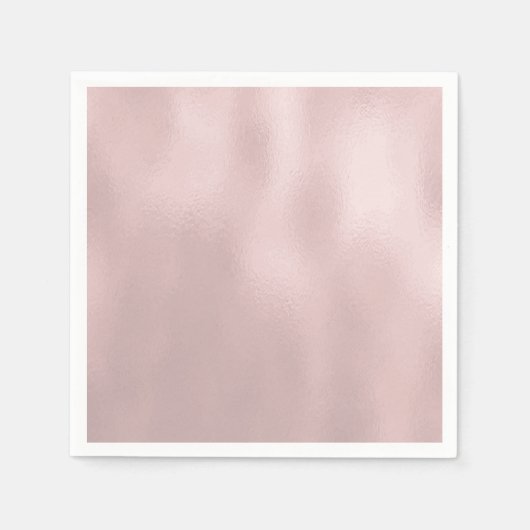 高級エレガントバラ金ゴールドガラスのテクスチャ スタンダードカクテルナプキン (正面)