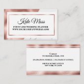 高級エレガントバラ金ゴールド 名刺 (正面/裏面)