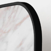 高級エレガントバラ-金ゴールドフェイク大理石 ピックルボールラケット (左詳細)