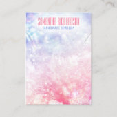 高級エレガントホログラフィックジュエリーホルダーディスプレイ 名刺 (正面)