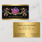 高級エレガント名刺 名刺 (正面/裏面)