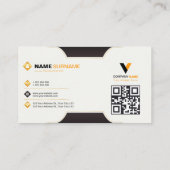 高級エレガント品 名刺 (裏面)