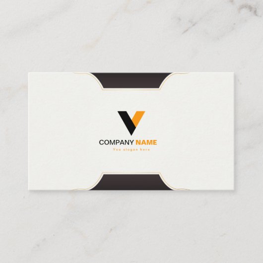 高級エレガント品 名刺 (正面)