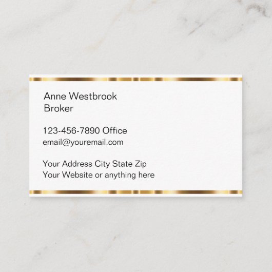 高級エレガント実在不動産名刺 名刺 (裏面)