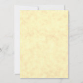 高級エレガント白金ゴールドグリッター結婚ズ 招待状 (裏面)