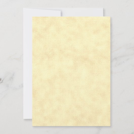 高級エレガント白金ゴールドグリッター結婚ズ 招待状 (裏面)