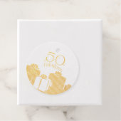 高級エレガント白黒金ゴールド50と素晴らしい フェイバータグ (箱)