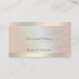 高級エレガント真珠ホログラフィック発光 名刺