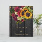 高級エレガント素朴な金ゴールドスクリプトクックブック分周器 (スタンド正面)