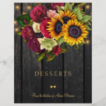 高級エレガント素朴な金ゴールドスクリプトクックブック分周器