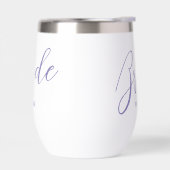 高級エレガント花嫁のステンパーソナライズされたレス (左面)