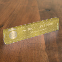 高級エレガント金ゴールドグリッター鋼モノグラムの