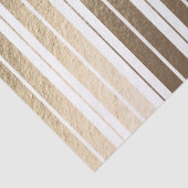 高級エレガント金ゴールドホワイトストライプのクリスマス 薄葉紙 (詳細)